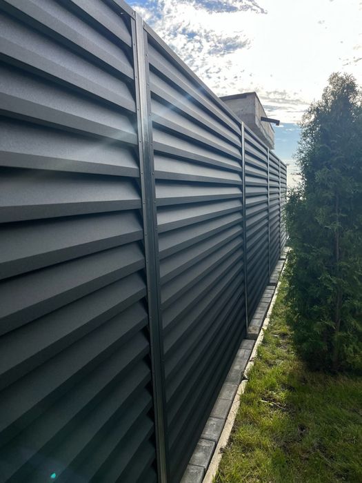 Забор жалюзи , евроштакетник.