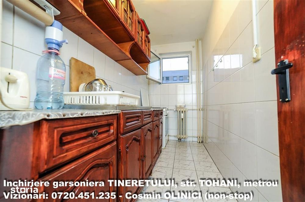 Inchiriere garsoniera TINERETULUI (Tohani), dec., metrou, pet friendly