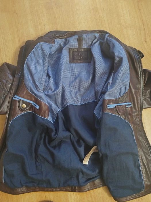 Продавам кожено яке от естествена кожа Massimo dutti XXL - като ново
