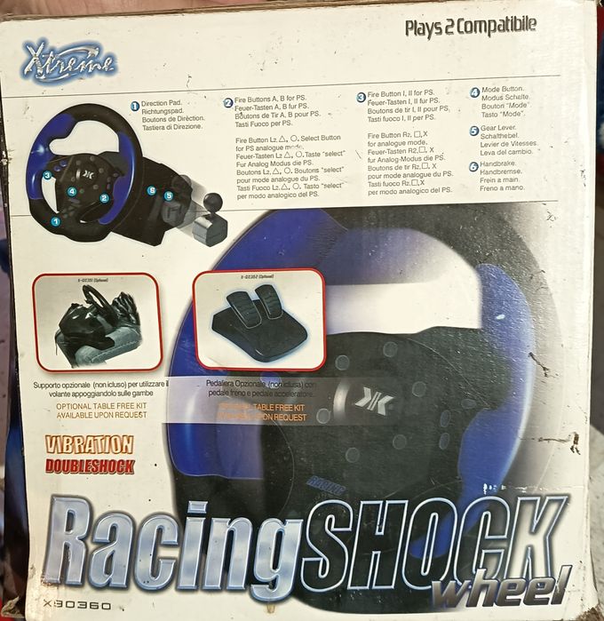 Set volan și pedale pentru ps2