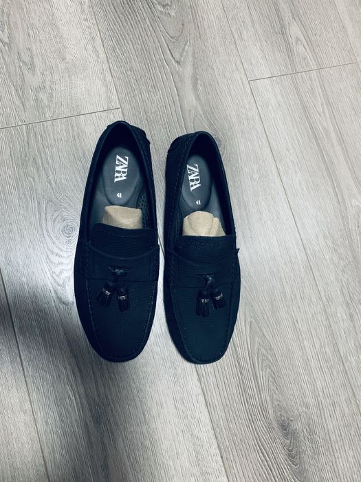 ZARA лоферы (кожа)