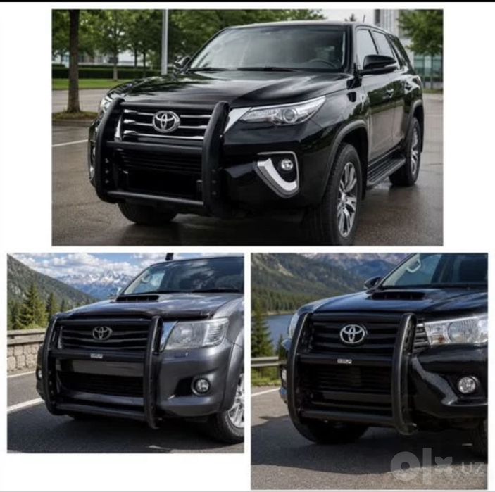 Защита бампера Toyota Hilux Surf Fortuner
