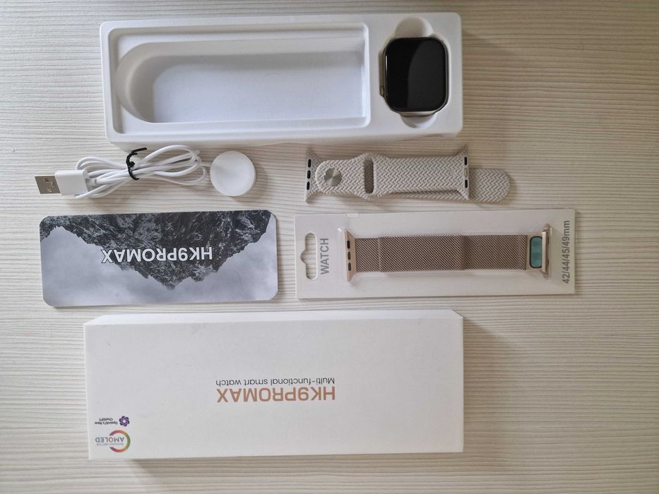 Смарт-часы HK9PROMAX, 2 ремешка. Новые