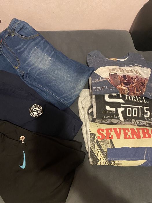 Лот 8-9 г блузи, долници, дънки