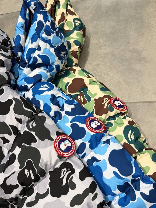 Geaca de iarna bape x canada goose