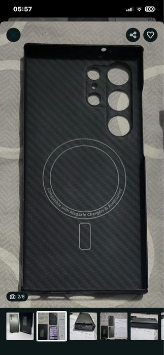 S23 ultra husă carbon