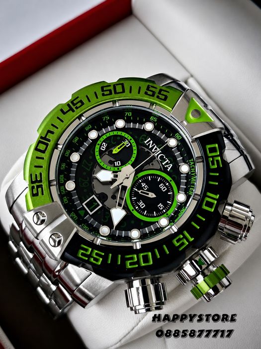 INVICTA Foxhound full metal Silver 57 mm, Инвикта нов мъжки часовник