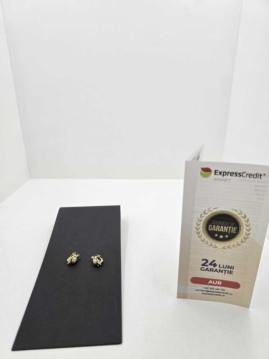 Cercei aur 14K 4.46gr (Ag25 Belvedere B.42795)-Garantie 2 Ani!