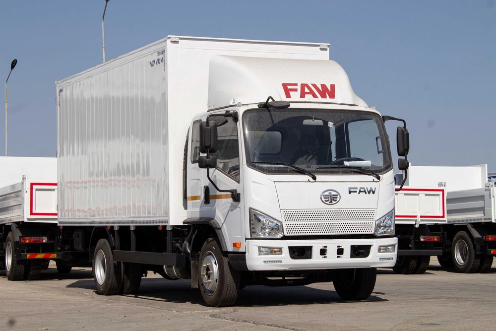 Автофургон цельнометаллический FAW Tiger V, (24,6 м³)