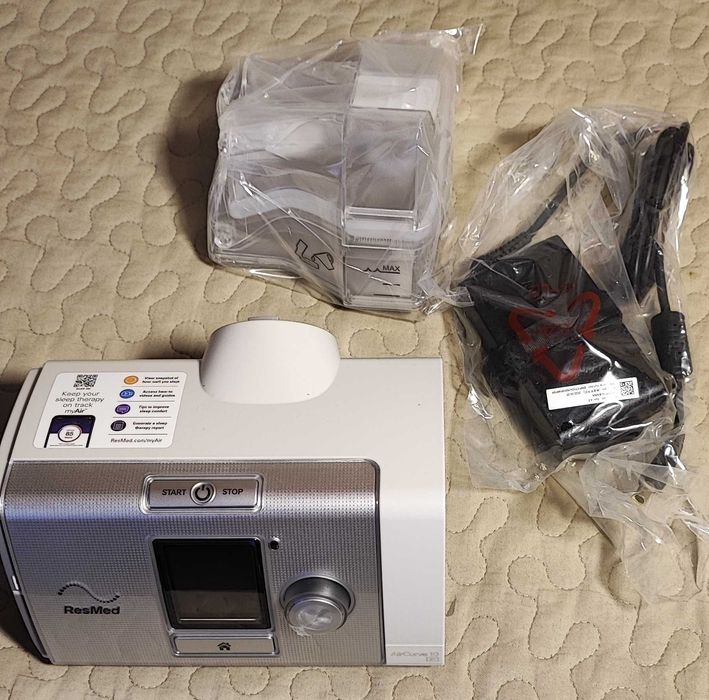 Bipap Cpap Resmed Aircurve 10 VAuto +furtun+umidificator+ masca NOI