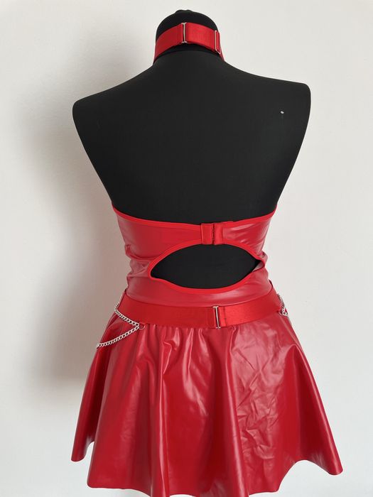 Lenjerie rochie mini sexy latex