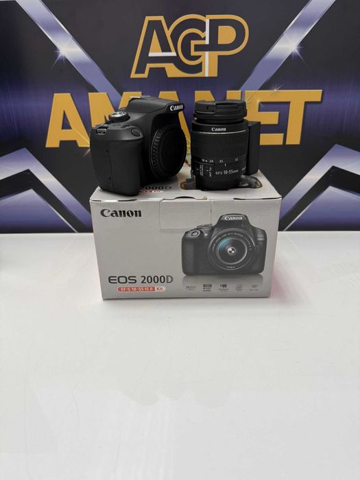 Aparat foto Canon EOS 2000D  EF-S 18-55 mm IS II AGP Amanet Cod 3719