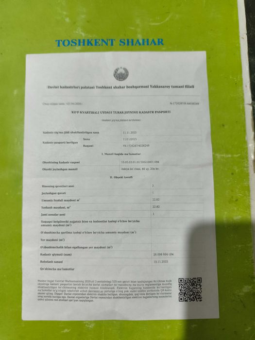 Аския бозор йонида квартира!