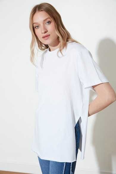 Tricou cu imprimeu text nou, Trendyol