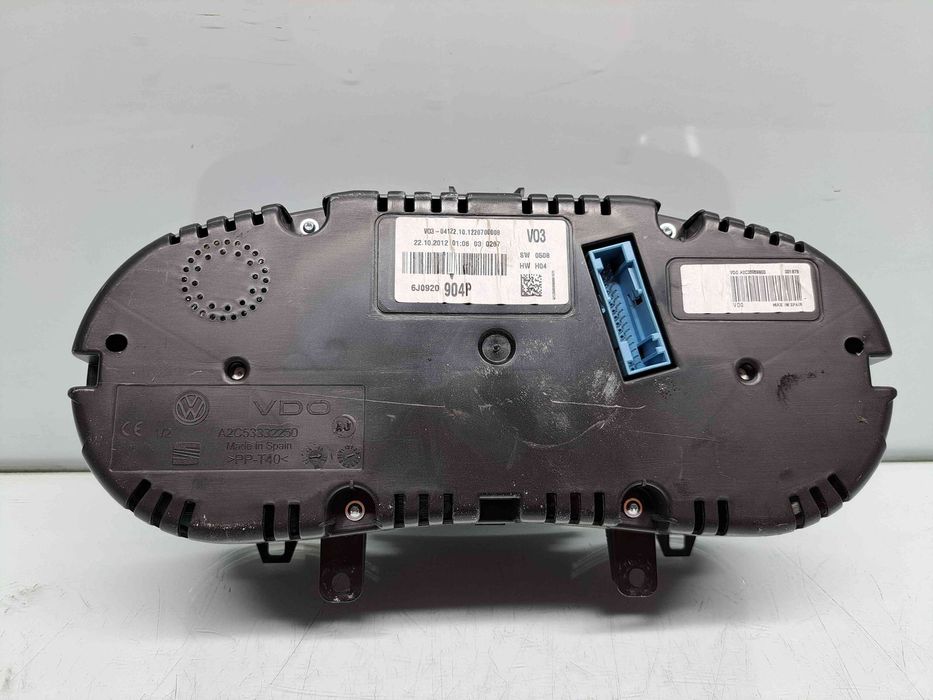 Ceas bord Seat Ibiza 5 (6J5) FR [Fabr 2008-2017] 6J0920904P