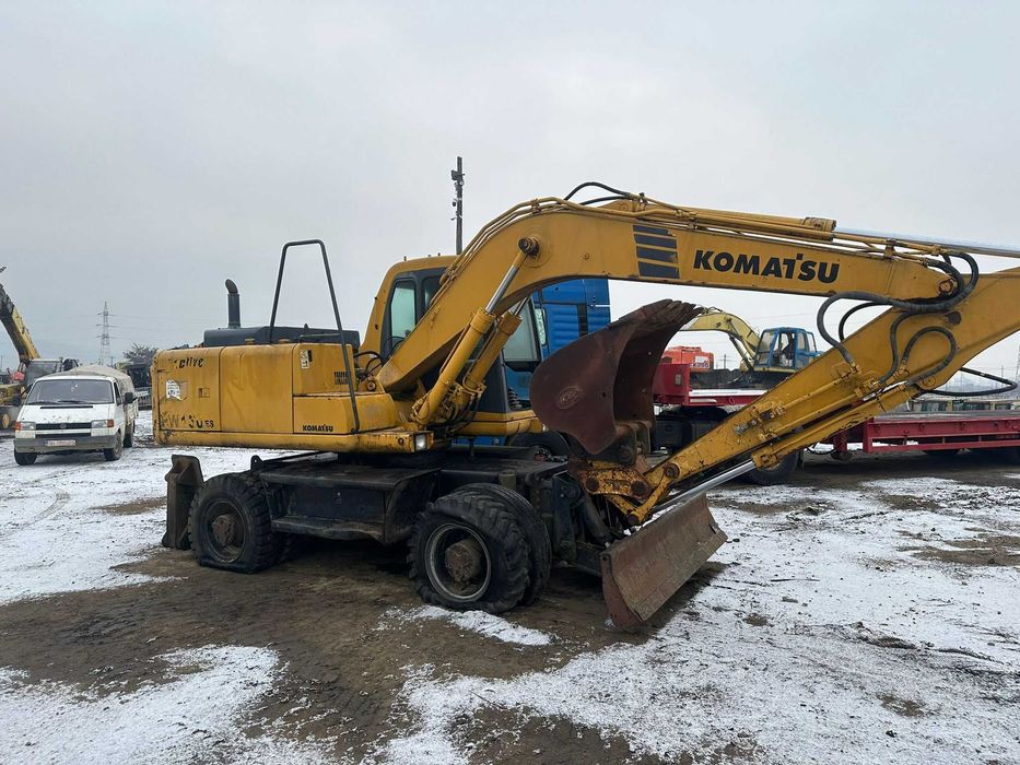 Dezmembrez excavator pe roti Komatsu PW 150