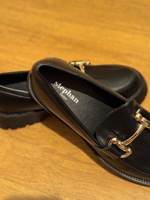 Mocasini Stephan Paris din piele naturală, eleganți, mărimea 39