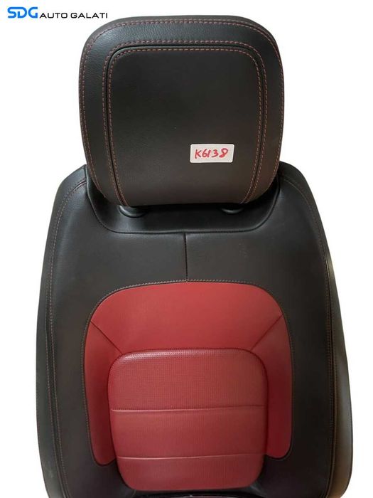 interior Piele Rosie cu Negru cu Incalzire Scaune Stanga Dreapta si Bancheta cu Spatar Jaguar XF X260 2015 - 2020 [B4764] [B4765] [B4766]