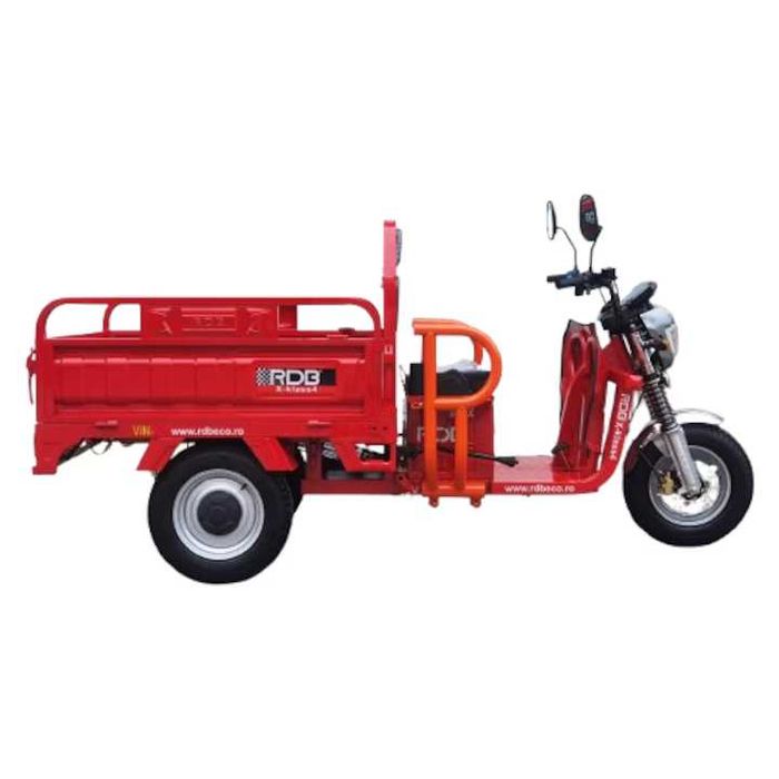 Triciclu electric RDB X-Klass4, motor 3500W, bena, CIV gratuit, garantie 24 luni, rate