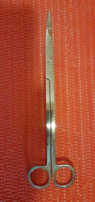 Foarfeca inox curbata pentru plante acvariu