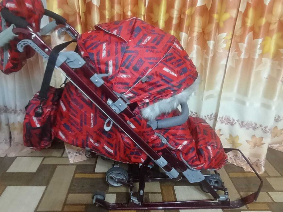 Санки - коляска "Ника детям 7-8SK"