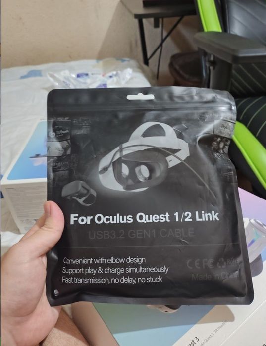 Meta Quest 3S - Cablu PCVR + Accesorii