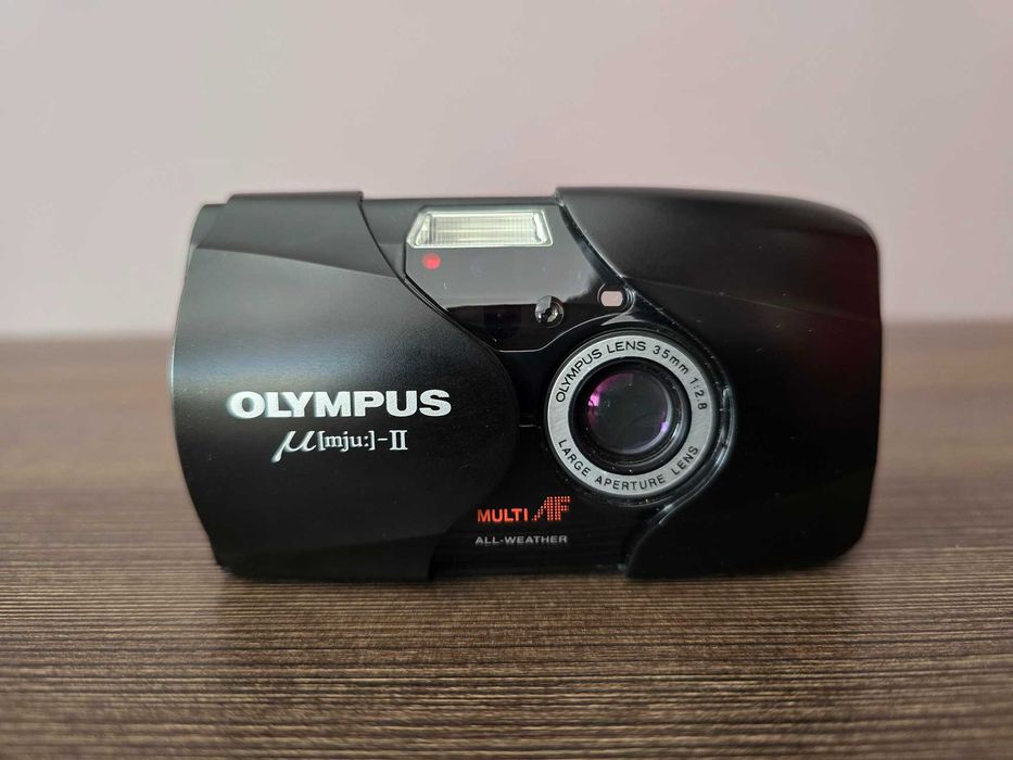 Olympus Mju II, Stylus Epic 35mm f2.8 Black, Made in Japan, AllWeather