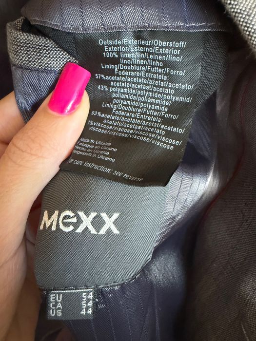 Мъжко сако 100% лен, Mexx, размер 54