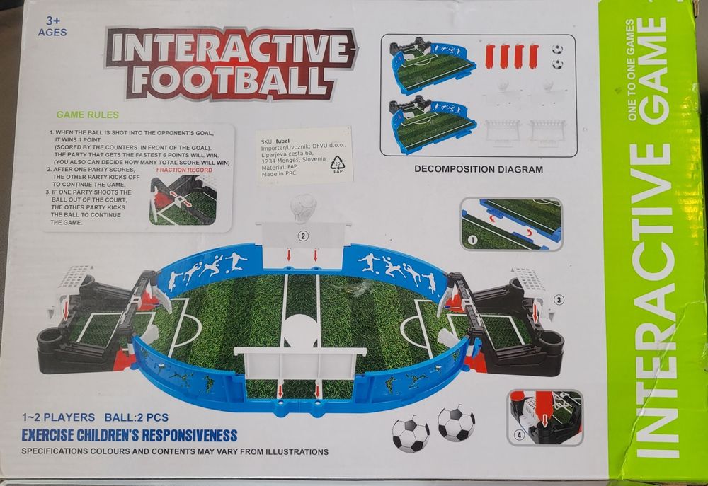 Интерактивен мини футбол настолен