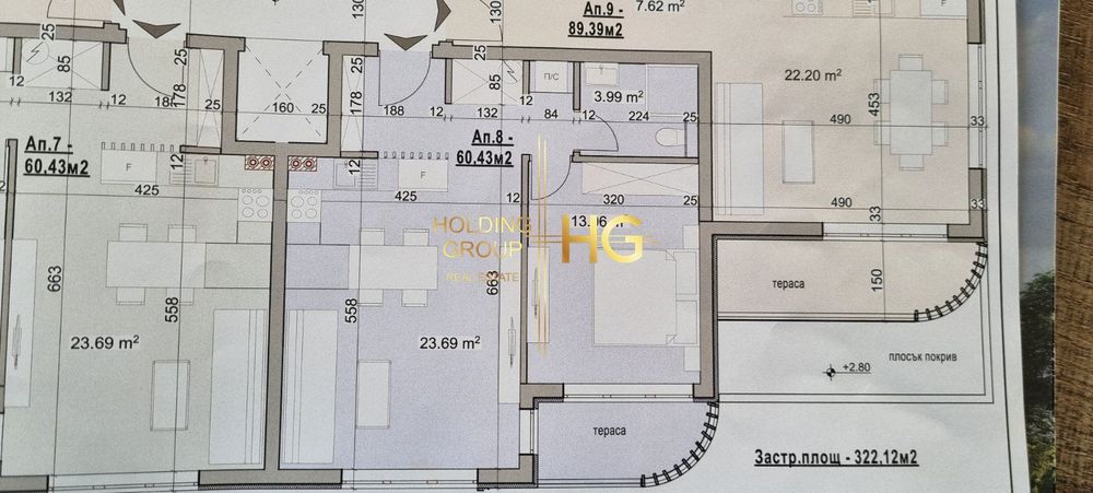 Продава се Двустаен апартамент в Варна, Галата - 65 кв.м за 1451 €/кв.м - Снимка #2