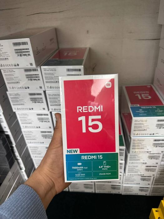 Новый Redmi 15  c  Global  +1Год Гарантия +IMEI готово +Доставка