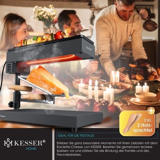 Grill cu accesoriu ptr brânzeturi