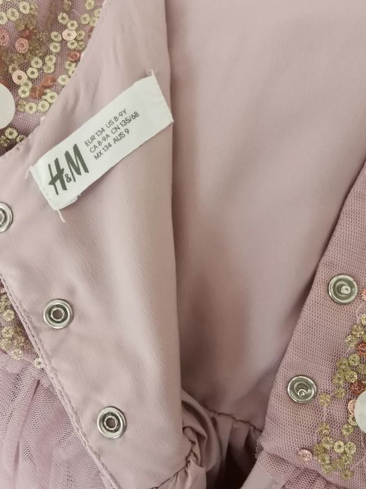 Официална рокля H&M, 134 см