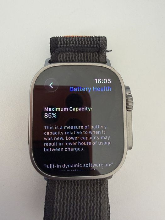Apple Watch Ultra 1 (49mm) Titanium • Перфектен