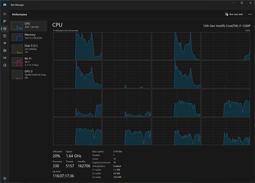 Laptop ASUS Zenbook 14 OLED UX3402ZA, Intel® Core™ i7-1260P, 14", 2.8K