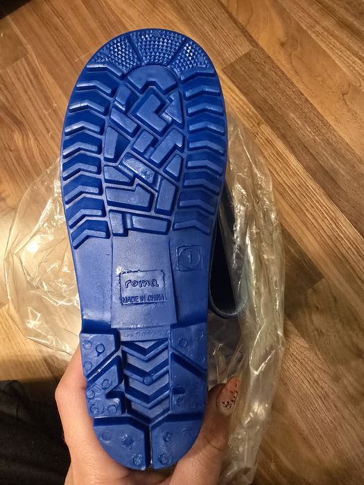 Cizme cauciuc albastre 32