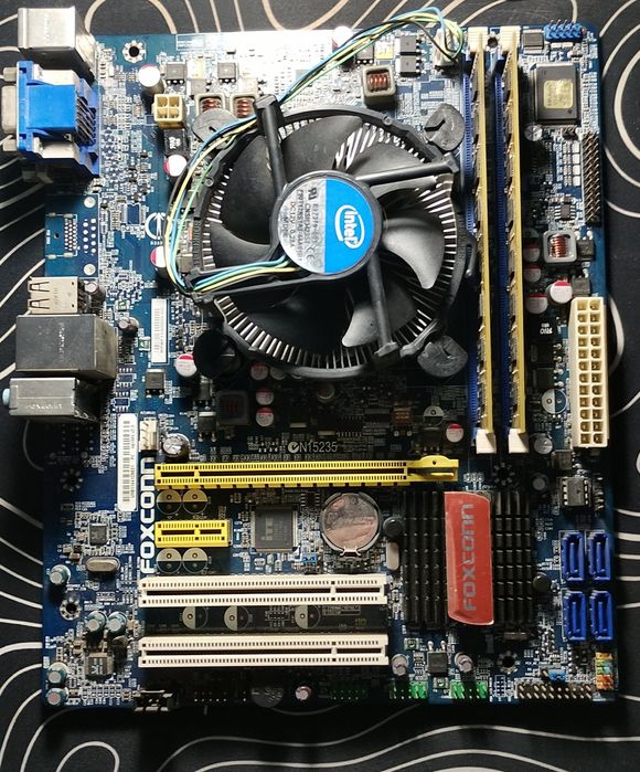 Продам комплект мать плата lga 1155