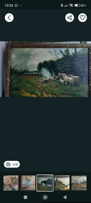 Tablou pictura panza