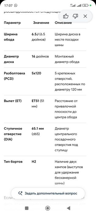 Продам диск 2шт р16