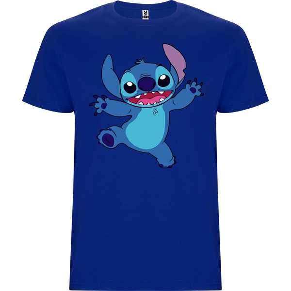 Нова детска тениска с героя Стич (Funny Stitch), в четири цвята