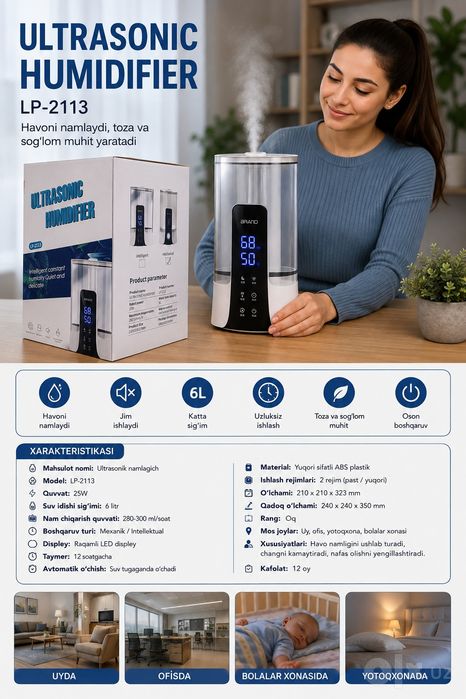 Ultrasonik namlagich LP-2113