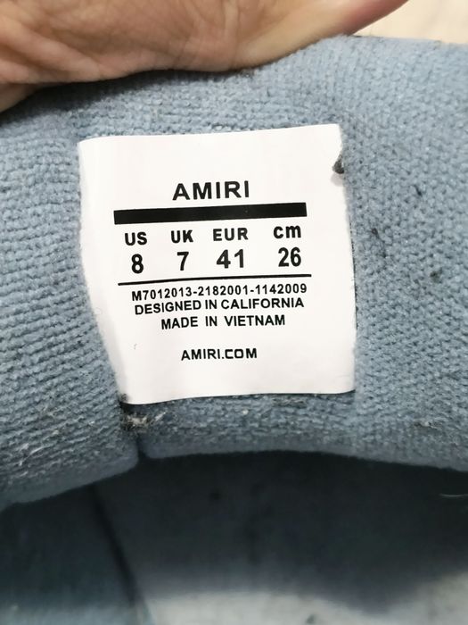 Amiri MA-1 baby blue 41