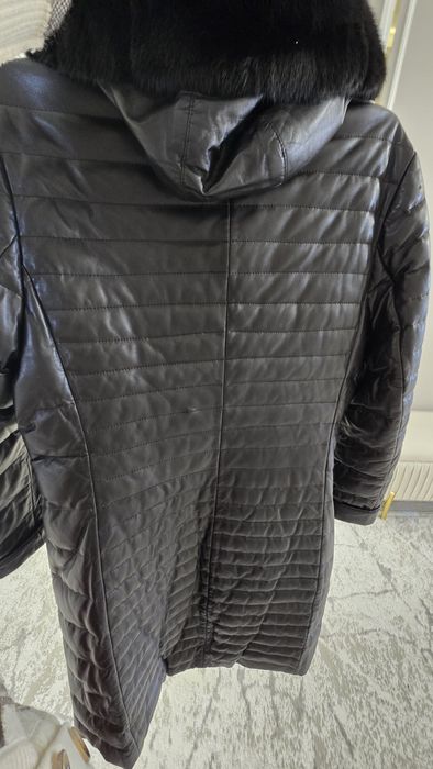 Продам норка кожаный куртка 50000т