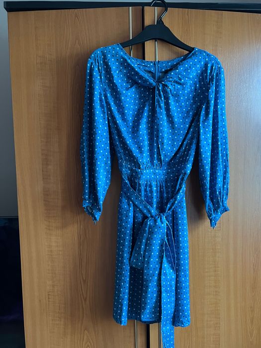 Rochie Max&co albastra cu buline s m