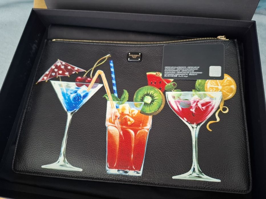 Dolce & Gabbana Drink дамски кожен клъч