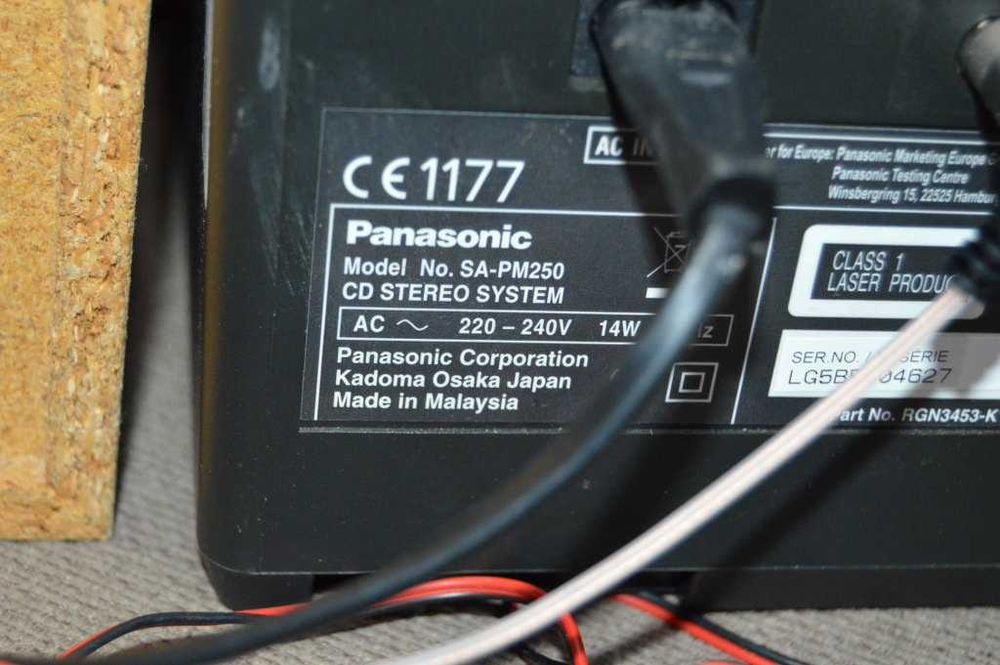 Microsistem Audio Panasonic SC-PM250 – Bluetooth, USB, CD și Radio