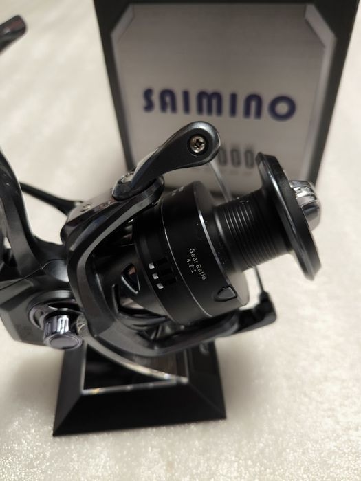 SET 2 Mulinete Crap SAIMINO GK 5000 12 Rulmenti NEW 2025