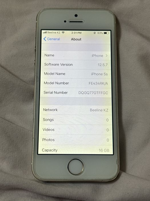 iPhone 5s б/у рабочий