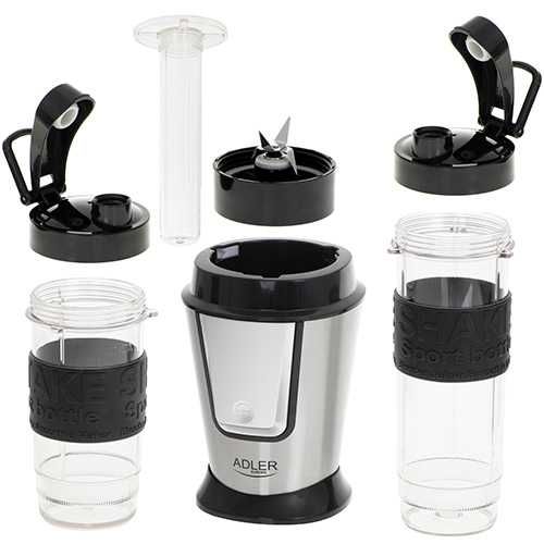 Blender cu 2 recipiente, Adler AD 4081, 800 W, funcție ice crush