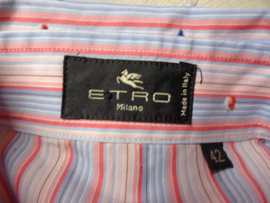 Camasa ETRO bumbac multicolora marimea 42